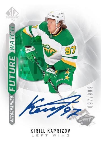 2020-21-SP-Authentic-Hockey-Cards-Autographed-Future-Watch-Rookies-Kirill-Kaprizov-RC-auto-new
